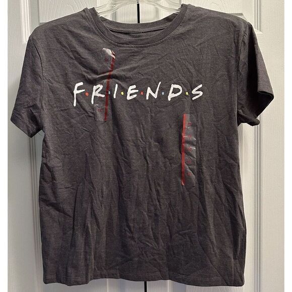 Friends Television Show Logo Gray T Shirt Size XS NEW - Picture 1 of 3